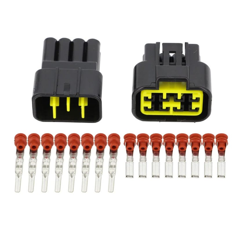 CNLW 5 Sets/Kits 8 Pin/Way Waterproof Electrical Wire Connectors DJ7081Y-2.3-11/21 Male and Female Automobile Connector - Image 1